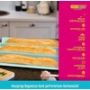 Decocino Baguette kepimo forma 38,5 x 28 cm - Mint Edition - aukštos kokybės kepimo skarda su nelimpančia danga 3 bagetėms kepti - galima plauti indaplovėje