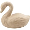 Décopatch sa192c mache swan small 16.5 x 8.5 x 14 cm customisable pack of 1 natural