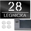 Decortrend numerio lentelė namui, adreso lentelė namo numeris adresas gatvė 15x25cm