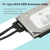 Default 22 kontaktų Sata prailginimo laidas (30cm, 6gbps)