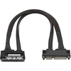Default 22 kontaktų Sata prailginimo laidas (30cm, 6gbps)