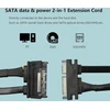 Default 22 kontaktų Sata prailginimo laidas (30cm, 6gbps)