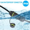 Default Rj45 Ip68 Vandeniui Atsparus Jungiklis Cat6 Ethernet Kabelio Jungtis