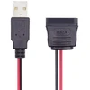Default Usb 2.0 į Sata 15-pin maitinimo laidas 2.5" Hdd/ssd