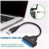 Default Usb 3.0 į Sata adapteris 2.5" Ssd/hdd, 5gbps
