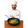 Deimantinė keptuvė 28 cm Non-stick indukcinė Premium keraminė danga Hit