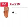 Dėklas Felco 910+ iš natūralios odos sekatoriams ir galąstuvui