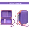 Kompiuterio kolonėlės Dėklas Jbl Go 4/3/2 Bluetooth garsiakalbiui – Nešiojamas, atsparus smūgiams, violetinis