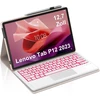 Klaviatūra Dėklas su apšvietimu ir lietimės plokštele Lenovo Tab P12 12.7" 2023