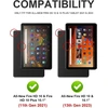 Dėklas su klaviatūra Fire Hd 10 (13-os kartos) 2023, 11-os kartos 2021