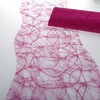 Deko As Gmbh Sizoweb stalo takelis, banguotas kraštas, rožinis, apie 25 cm, 25 metrų rulonas, 64w 019-r