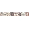 Dekoratyvinė lipni juosta Borgatella 195655 Borders Raudona 15 cm x 3 m