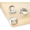 Deleycon, 12 vnt. kūdikių kampų apsaugų pakuotė – lipnios silikoninės, skaidrios, minkštos, apvalios, 20 mm x 30 mm – kūdikių vaikų kampų apsauga, kraštų apsauga, stalo krašto apsauga medienai, metalui, stalui