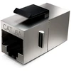 Deleycon 24x Cat6a Keystone modulis, jungiamojo kabelio jungtis, ekranuota 2x Rj45 lizdo tinklo jungiamojo skydelio Keystone laikiklio ilgiklis
