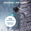Deleycon 50 m Cat7 lauko tinklo kabelis S/ftp 600 Mhz 10 Gbit/s Awg 26 Cu varinis, skirtas naudoti lauke, atsparus Uv spinduliams, itin atsparus oro sąlygoms Ldpe danga juodas
