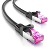 Deleycon 50 m Cat7 lauko tinklo kabelis S/ftp 600 Mhz 10 Gbit/s Awg 26 Cu varinis, skirtas naudoti lauke, atsparus Uv spinduliams, itin atsparus oro sąlygoms Ldpe danga juodas