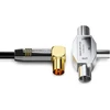 Deleycon Antenos Skirstytuvas: 2x Iec Lizdai, Sidabrinis