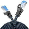 Deleycon Cat 8 tinklo kabelis 5m, 40 Gbit/s, Rj45, juodas
