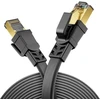 Deleycon Cat 8.1 plokščias Lan kabelis 1.5m, 40 Gbit/s, 2000 Mhz, Rj45