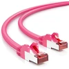 Deleycon Cat6 S-ftp/pimf tinklo kabelis, 25m, dviguba apsauga, violetinis