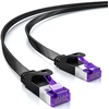 Deleycon Cat7 tinklo kabelis 10m, plokščias, 10 Gbit/s, Rj45 Ethernet