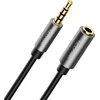 Deleycon ctia ausinių ilgintuvas 4 kontaktų trrs mikrofonas 3,5 mm jack lizdo ilgiklis ausinėms aux metalinis kištukas stereo audio pc mobilusis telefonas išmanusis telefonas planšetinis kompiuteris hifi imtuvas 3,0 m