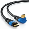 Deleycon Hdmi kampinis kabelis 2m, 4k Hdr, 90° kampas