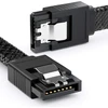 Deleycon Sata 3 kabelių rinkinys, 3 x 50 cm, 6 Gbit/s, juodas