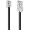 Deleycon telefono kabelis, Rj11 į Rj45 modulinis plokščias kabelis, Rj11 kištukas į Rj45 tinklo kištuką, telefono lizdas, modemas, maršrutizatorius, faksas, Isdn, Dsl, Vdsl, internetas, 15 m, juodas