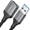Deleycon Usb 3.0 prailginimo laidas 2m, 5gbps, A Male-a Female