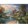 Dėlionė Thomas Kinkade "nature's Paradise", 500 detalių, nostalginiame dėkle
