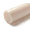 Delrin plastiko strypas natūralios baltos spalvos 30 mm skersmens x 300 mm ilgio, A klasės
