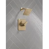 Delta Faucet Velum 14 serijos vienos funkcijos aukso spalvos dušo komplektas, vožtuvo apdailos rinkinys, dušo rankenėlė, Delta dušo apdailos rinkinys, dušo komplektas, šampano bronzos T14237-cz (vožtuvas nepridedamas)
