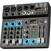 Depusheng profesionalus audio mikšeris su skaitmeniniu fx 256 bitų dsp usb bluetooth mp3 kompiuterinis dj mikšeris 5 kanalų įvesties sąsaja su 48v fantominiu maitinimu, skirtas pc įrašymui, tiesioginei transliacijai, karaoke