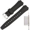Dervos pakaitinis laikrodžio dirželis, suderinamas su Casio Aq-163w Aq-160 Aq-161, plastikinis dirželis, skirtas vyriškam laikrodžiui