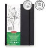 Derwent Academy sąsiuvinis / eskizų knyga A4, kietas viršelis, 128 puslapiai / 64 lapai 135 g/m² popierius, perforuoti kraštai, idealiai tinka piešimui, eskizų darymui ir spalvinimui, aukščiausios kokybės, 2306010