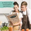 Design Wunder® receptų knyga, skirta rašyti pačiam, A4 formato, pagaminta iš 100% perdirbto popieriaus - mano mėgstamiausi receptai, skirti rašyti pačiam ir rinkti į nuosavą receptų knygą - „pasidaryk pats“ kulinarinė knyga, rašyk pats