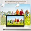 Vaizdo grotuvas Desobry 14.1 colio nešiojamas televizorius su dvb-t2 hd antena ir 3000 mah baterija, full hd hdmi/usb/av prievadai, integruotas stovas stovyklavimui/avarijoms (įskaitant nuotolinio valdymo pultą) (dvb-t2)
