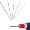 Dewin medžio grąžtų rinkinys, 5 dalių grąžtų rinkinys itin ilgas greitapjovis plieno cilindrinis kotas spiralinis grąžtas medienai 2 mm - 5 mm