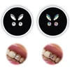 Dguso 8 dalių totorių papuošalų rinkinys dantų kristalai totorių dantų dekoracijos brangakmeniai dantų deimantai kristalų ornamentai dekoratyviniai kristalai brangakmeniai kalnų krištolas dekoras vyrams ir moterims