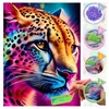 Diamond painting 5d deimantinė mozaika vaikams, rinkinys gepardas