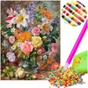 Diamond painting deimantinis siuvinėjimas gėlės 5d mozaika deimantinė aplikacija