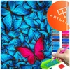 Diamond painting mozaika vaikams 5d drugeliai gėlės gamta