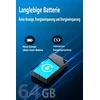 Diktofonas Dictaphone Mini 64 Gb atminties balso įrašymo įrenginys, įkraunamas per Usb, balso įrašymo įrenginys su aktyvavimu balsu, įrašymo įrenginys su mikrofonu, balso įrašymo įrenginys su rašymo funkcija, susitikimams ir interviu
