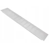 Didelė aliuminio ventiliacinė grotelė baldams 500x100 mm - sidabrinė ventiliacija