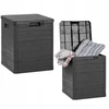 Didelė sodo dėžė-staliukas balkonui terasai 90l 50x44x42,5cm