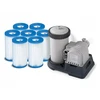 Didelis filtravimo siurblys sodo baseinams 9463l/h Intex + 7 filtrai