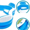 Didelis intex sodo baseinas su sėdynėmis, 4 asmenims, pripučiamas šeimyninis 229 x 229 cm