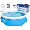 DIDELIS IŠPLEČIAMAS BASEINAS 244x66 cm BESTWAY SIURBLYS FILTRAS