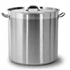Didelis nerūdijančio plieno puodas rūgštims atsparus Inox 100l + metalinis dangtis